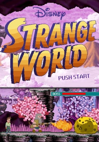 8-Bit Strange World poster