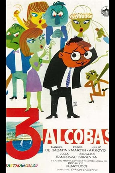 Tres alcobas poster
