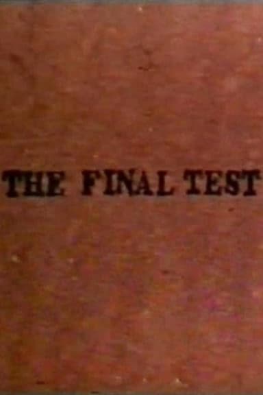 The Final Test poster