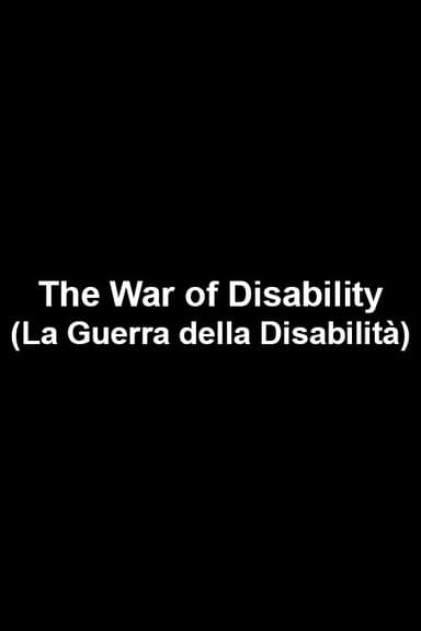 The War of Disability poster