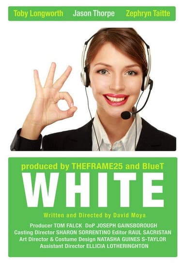 White poster