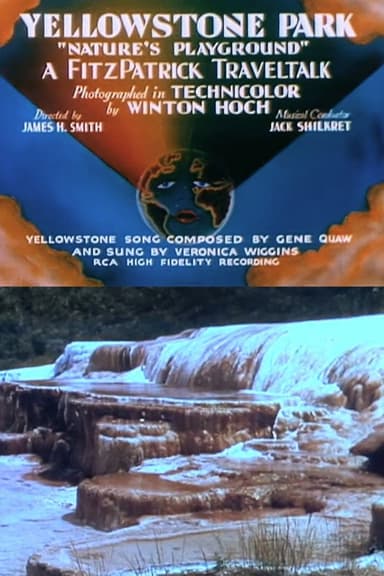 Yellowstone Park: 'Nature's Playground' poster