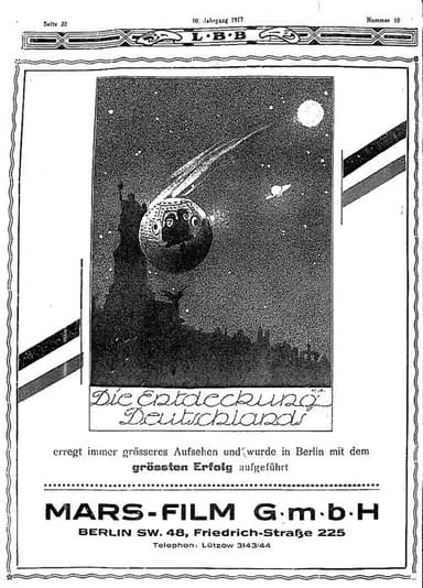 The Discovery of Germany by the Martians poster