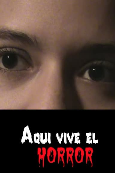 Here lives the horror poster