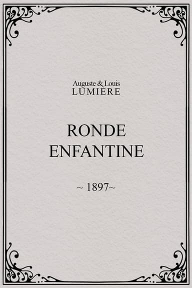 Ronde enfantine poster