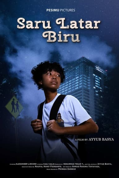 Saru Latar Biru poster