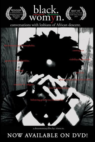 Black./Womyn.:Conversations with Lesbians of African Descent poster