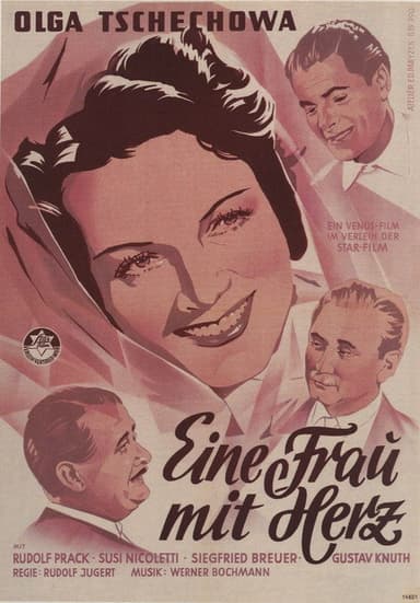 Eine Frau mit Herz poster