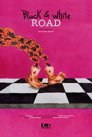 Black & White Road poster