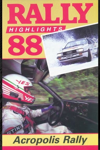 Acropolis Rally 1988 poster