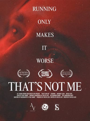 That's Not Me poster