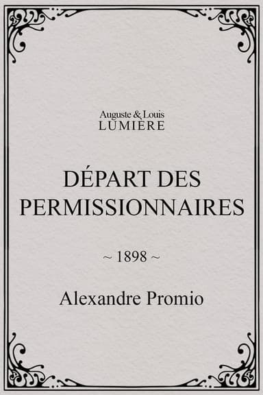 Départ des permissionnaires poster