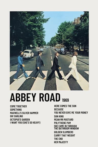 Abbey Road poster