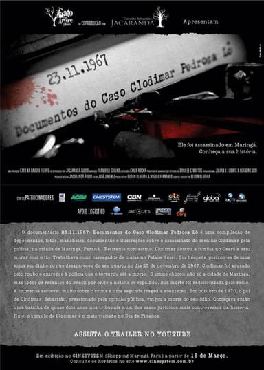 23.11.1967: Documentos do Caso Clodimar Pedrosa Lô poster