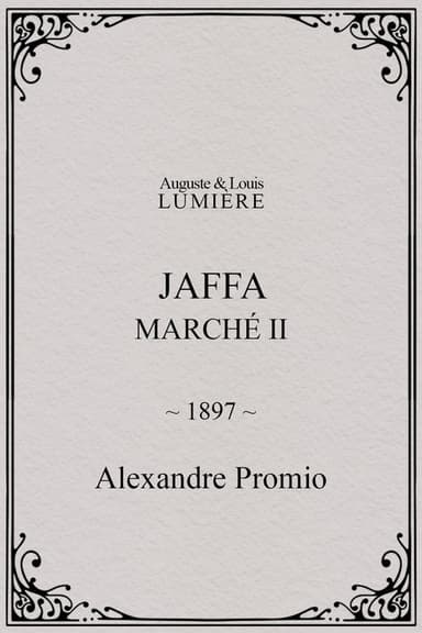 Jaffa : Marché, II poster