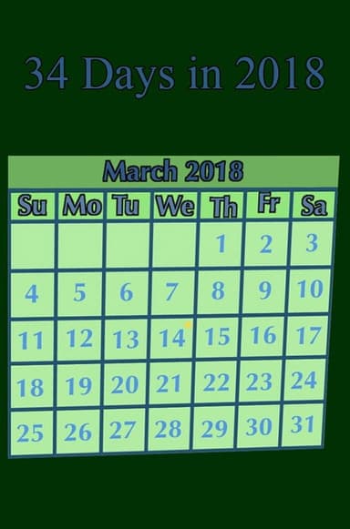 34 Days in 2018 poster
