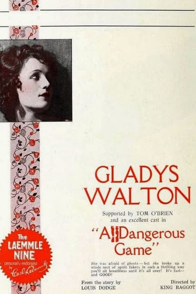 A Dangerous Game poster
