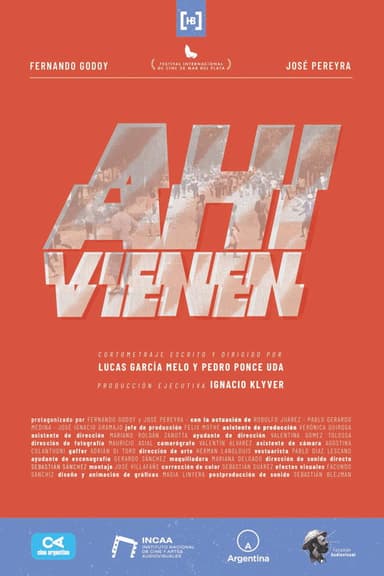 Ahí vienen poster