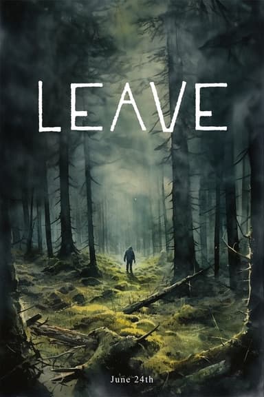 Leave poster