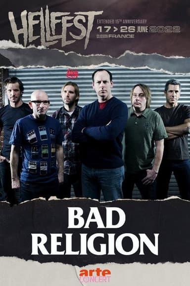 Bad Religion - Hellfest 2022 poster