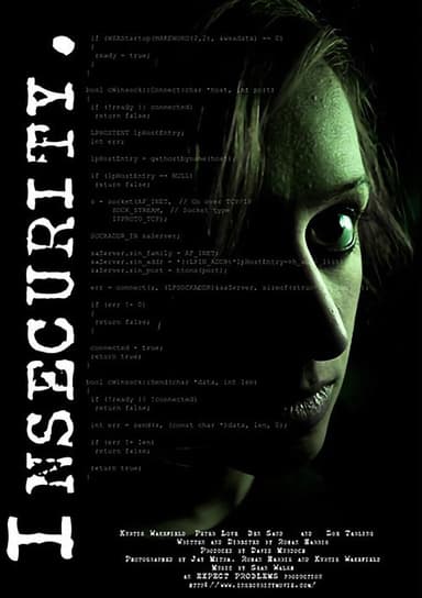 Insecurity poster