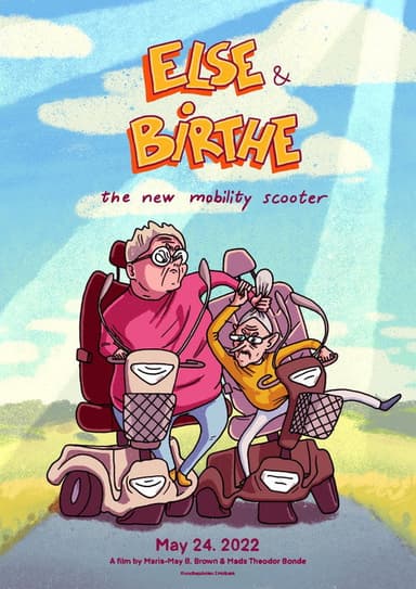 Else & Birthe - the new mobility scooter poster