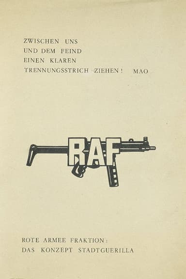 The RAF: The Red Army Fraction poster