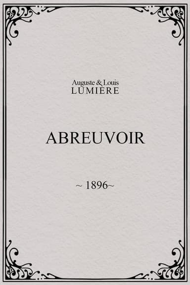 Abreuvoir poster