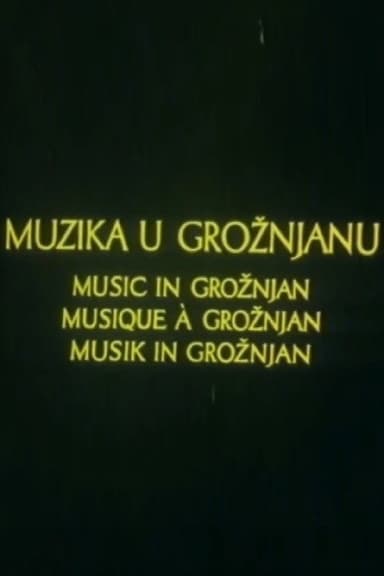 Music in Grožnjan poster