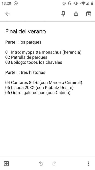 Final del verano poster