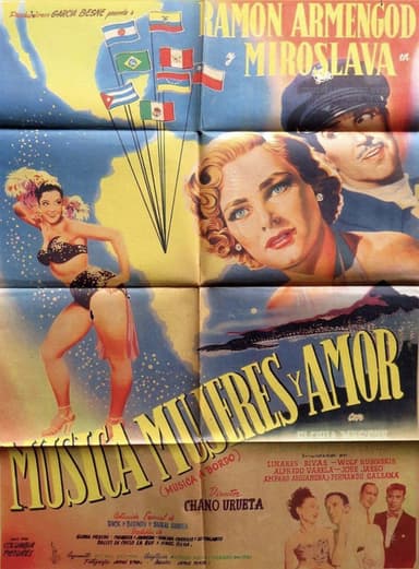 Música, mujeres y amor poster