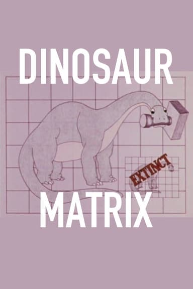Dinosaur Matrix poster