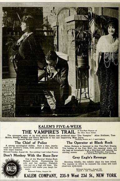 The Vampire's Trail poster
