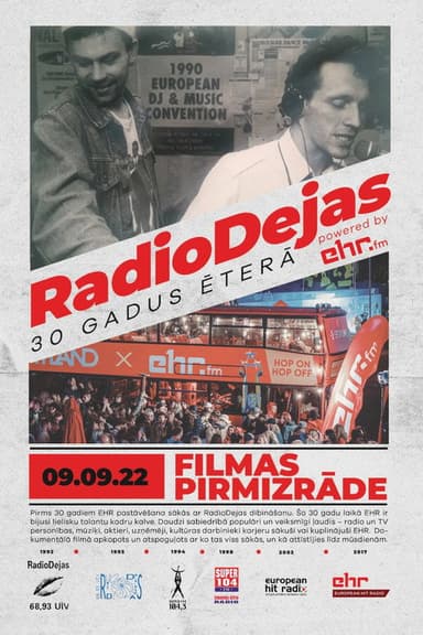 RadioDances. 30 years on air poster