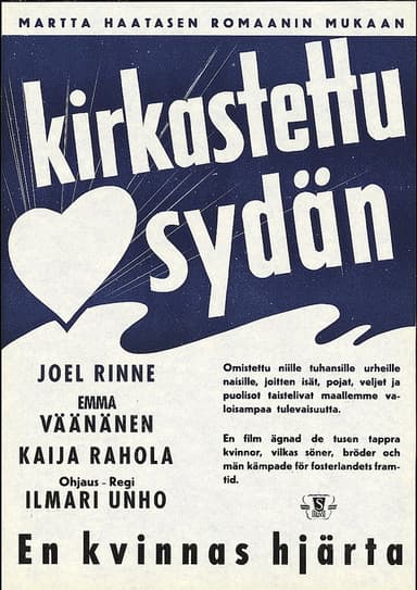 Kirkastettu sydän poster