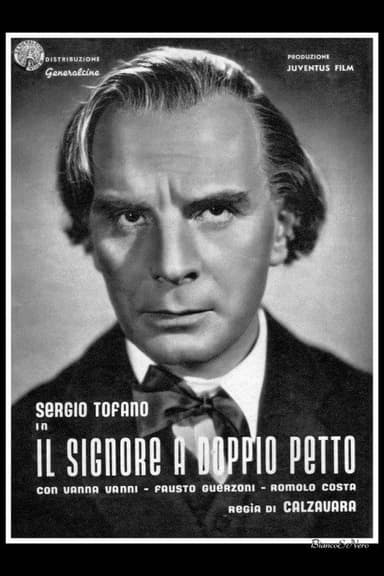 Il signore a doppio petto poster