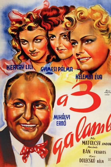 A három galamb poster