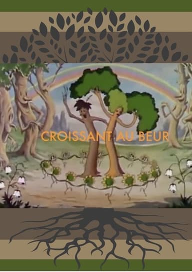 Arabic croissant poster