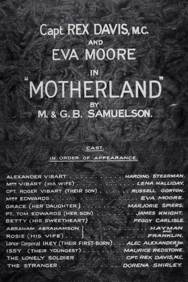 Motherland poster