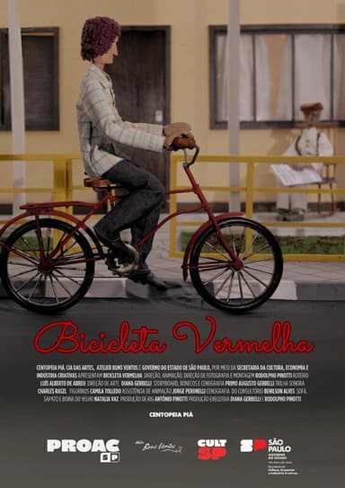 A Bicicleta Vermelha poster