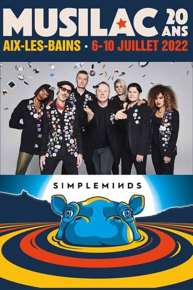 Simple Minds | Musilac 2022 poster