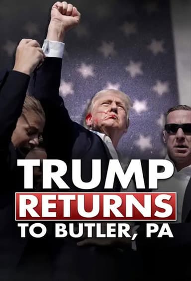 Trump Returns to Butler, PA poster