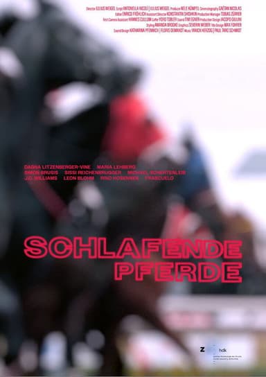 Schlafende Pferde poster