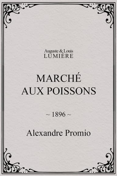 Marché aux poissons poster
