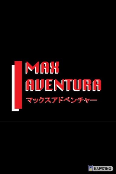 Bizarre Webcomic's Max Aventura poster