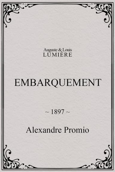 Embarquement poster