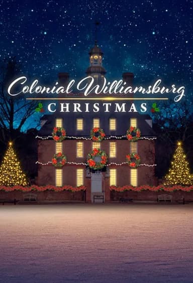 A Colonial Williamsburg Christmas poster