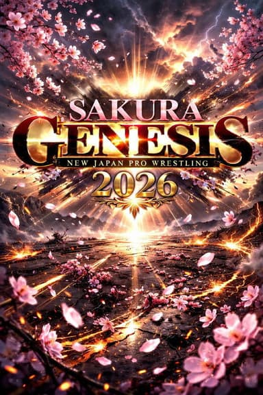 NJPW Sakura Genesis 2026 poster