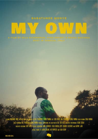 MY OWN poster