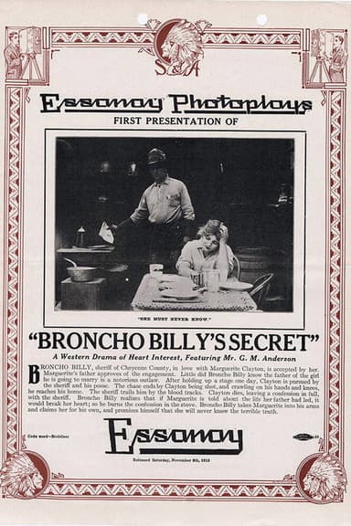 Broncho Billy's Secret poster